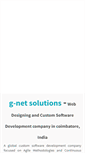 Mobile Screenshot of g-netsolutions.com