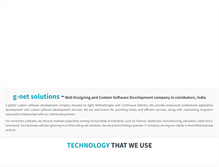 Tablet Screenshot of g-netsolutions.com